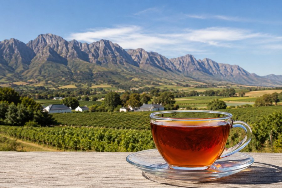 Cup of Rooibos tea in South Africa